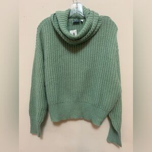 Neely by South Moon Under Ribbed Turtleneck Sweater NWT – Sage Green – Size S